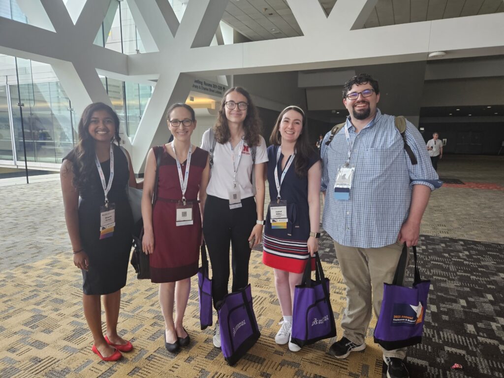 Team members attended the 2023 ASEE conference in Baltimore, MD. Great workshops and presentations Dorian, Isabel, Deepthi, and Joe!